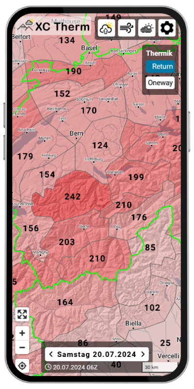 thermal overview map